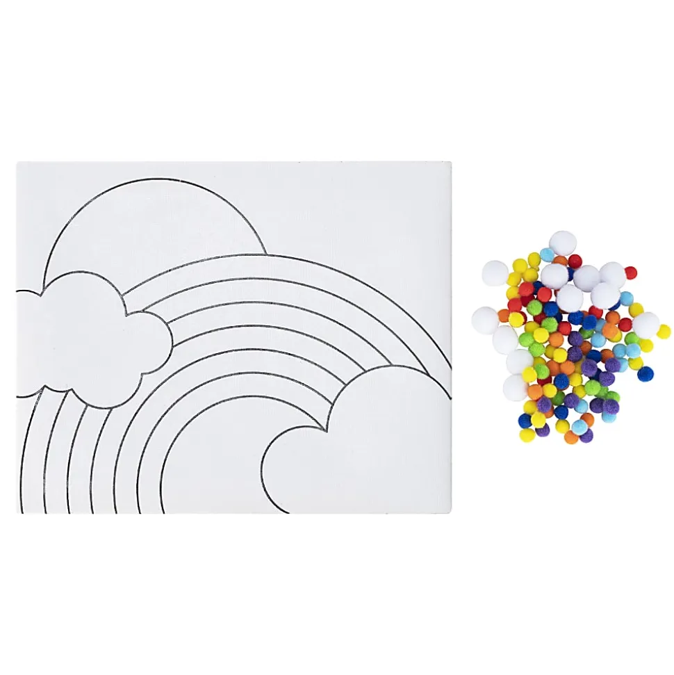 Little Yellow Bicycle® Rainbow Pom Art Kit