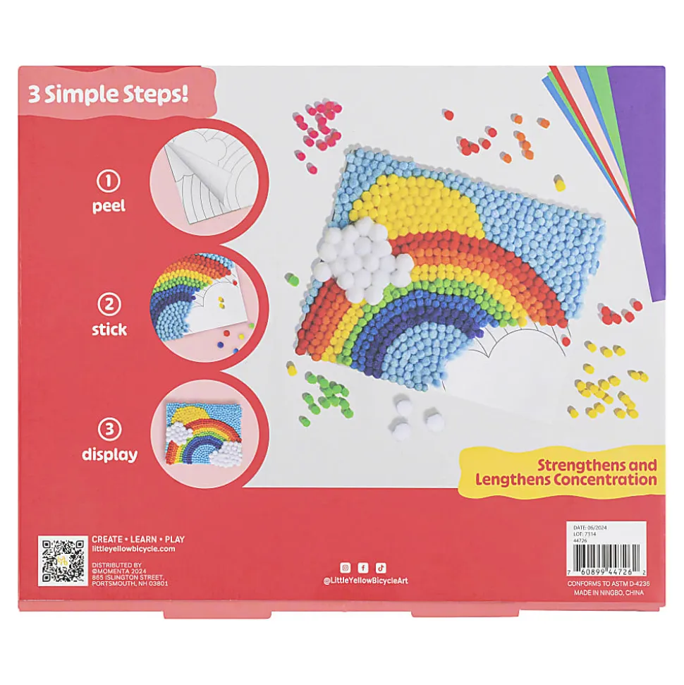 Little Yellow Bicycle® Rainbow Pom Art Kit