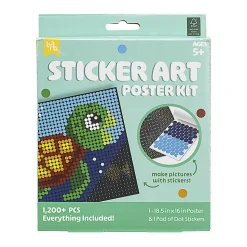 Little Yellow Bicycle® Turtle Sticker Art Poster Kit