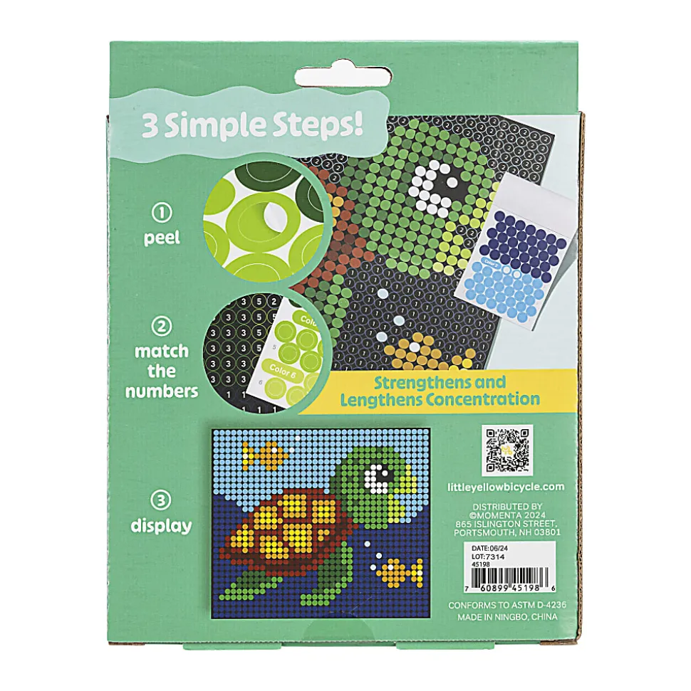 Little Yellow Bicycle® Turtle Sticker Art Poster Kit