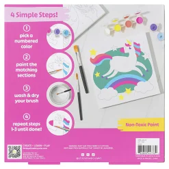 Little Yellow Bicycle® Unicorn Paint-by-Number Kit
