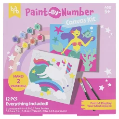 Little Yellow Bicycle® Unicorn Paint-by-Number Kit