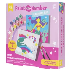 Little Yellow Bicycle® Unicorn Paint-by-Number Kit