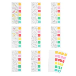 Little Yellow Bicycle® Watercolor Bookmark Kit, Fun Food