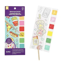 Little Yellow Bicycle® Watercolor Bookmark Kit, Fun Food
