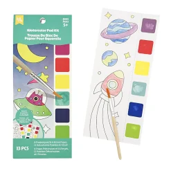 Little Yellow Bicycle® Watercolor Bookmark Kit, Space