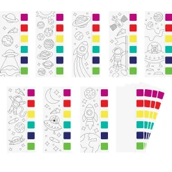 Little Yellow Bicycle® Watercolor Bookmark Kit, Space