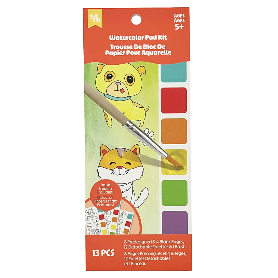 Little Yellow Bicycle® Watercolor Bookmark Kit, Pets