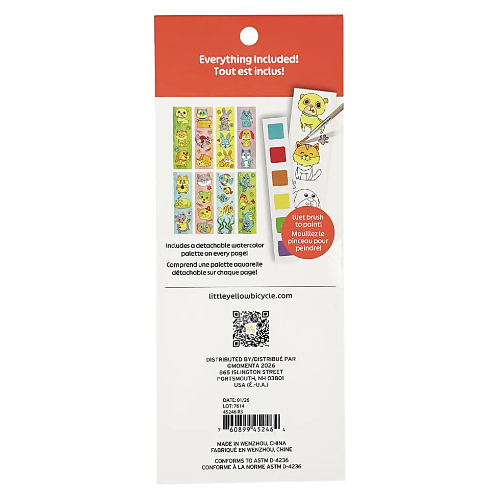 Little Yellow Bicycle® Watercolor Bookmark Kit, Pets