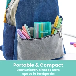 Lockermate By Bostitch Crayon Storage Box, Assorted Colors