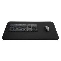 LOFTMAT The Full Desk Cushioned Desk Pad, 15” x 34” x 5/8”, Black, 1534A