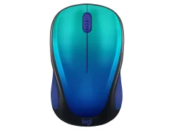 Logitech® Design Limited Edition Wireless Optical Mouse, Aurora Blue