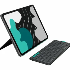 Logitech Flip Folio, Keyboard Case for iPad Pro 13-inch (M4) & iPad Air 13-inch (M2 & M3) (2024, 2025), Graphite, 920013367