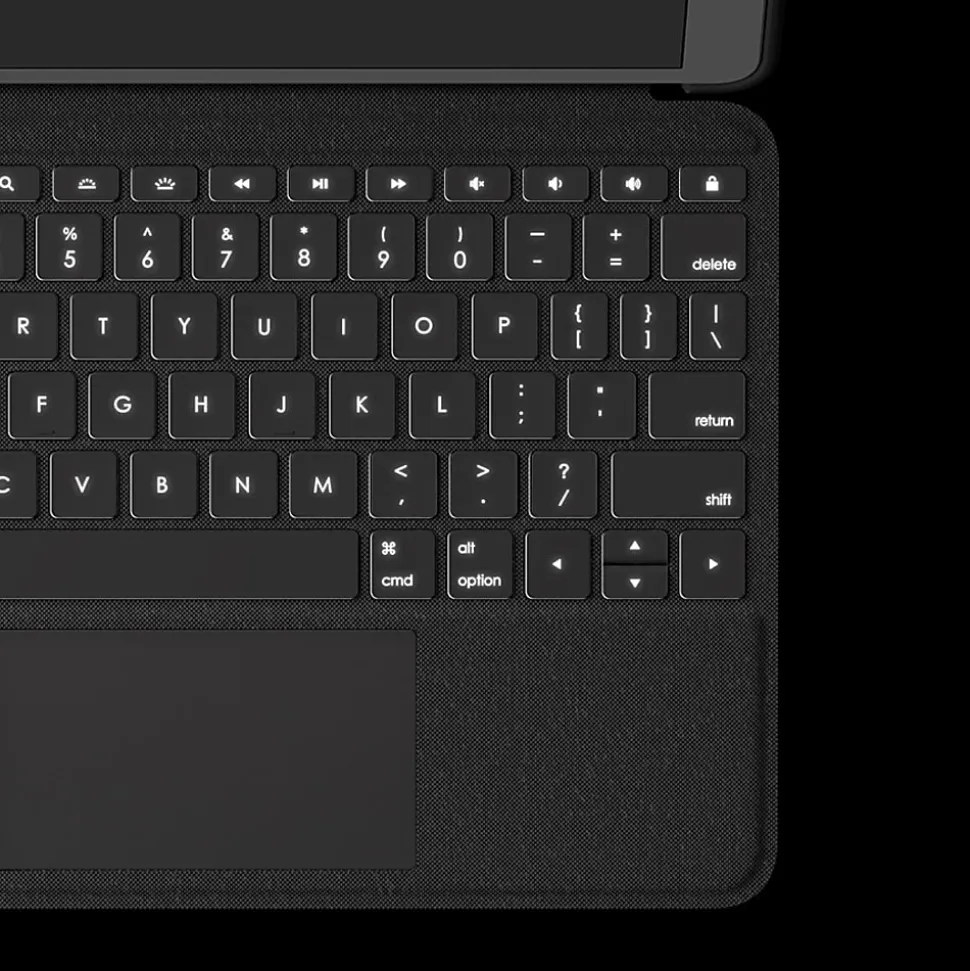 Logitech® Folio Touch Keyboard/Cover Case For Apple® iPad Air (4th Gen), iPad Air (5th Generation) Tablet, Oxford Gray