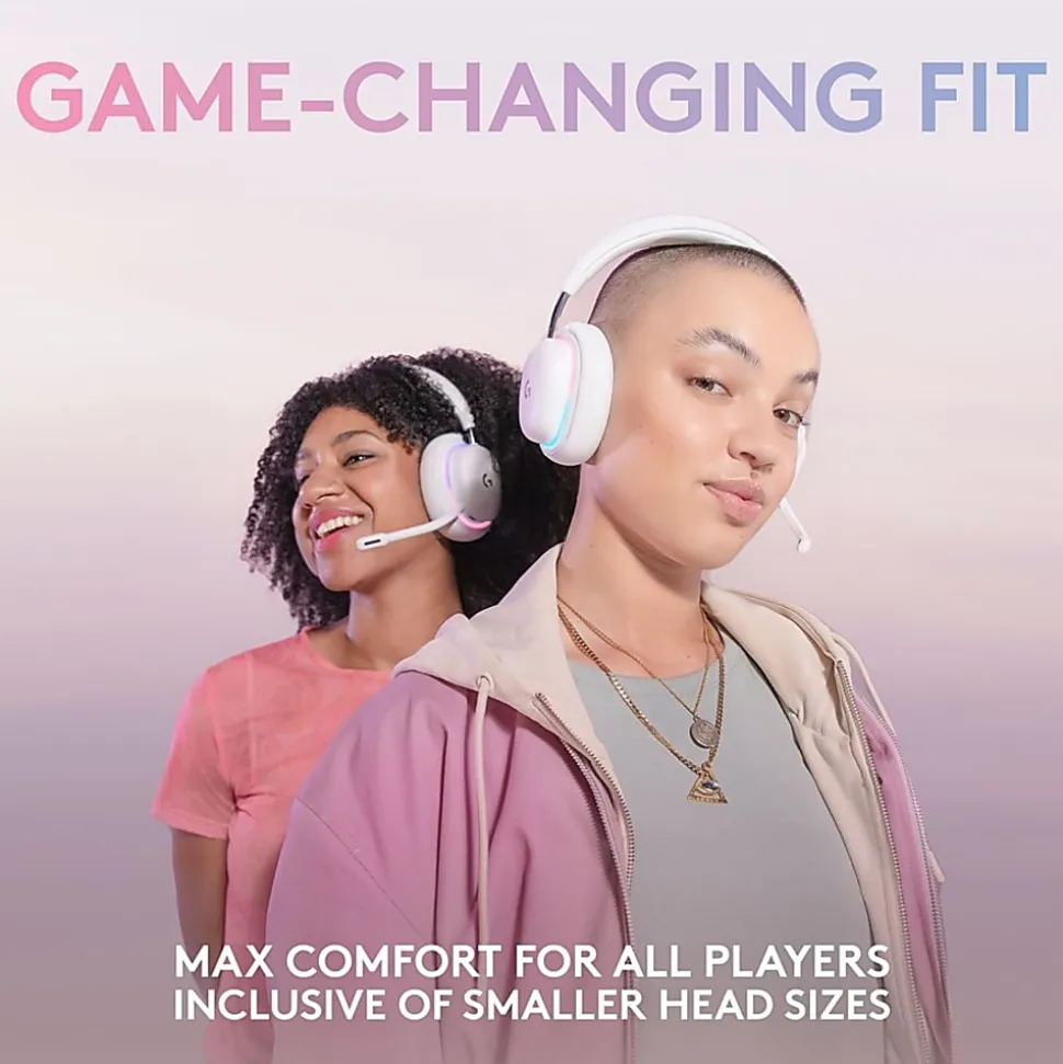Logitech G735 Gaming Headset - Mini-phone (3.5mm), USB - Wired/Wireless - Bluetooth/RF - 65.6 ft - 38 Ohm - 981001082