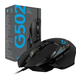 Logitech® G502 HERO High Performance Wired Gaming Mouse, Black