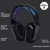 Logitech G535 Lightspeed Wireless Gaming Headset - Lightweight On-Ear Headphones, Compatible with PC, PS4, PS5, USB Rechargeable - Black