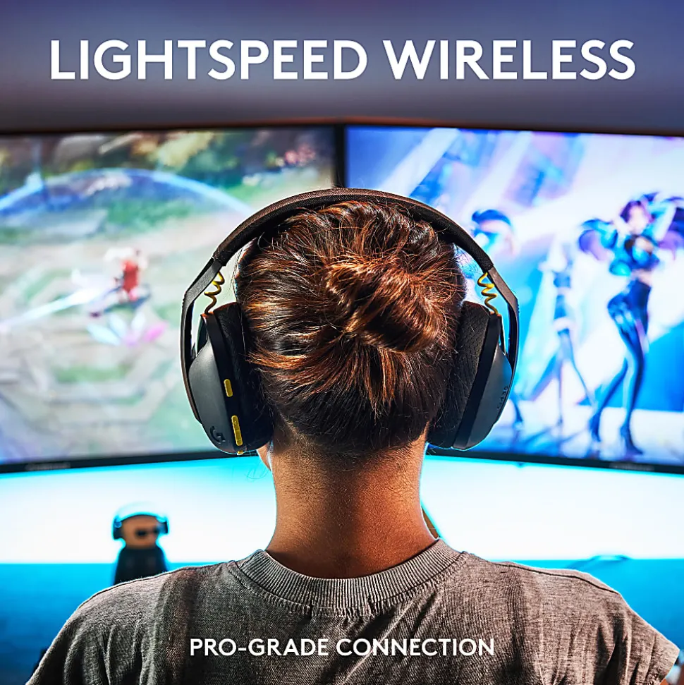 Logitech® G435 LIGHTSPEED Wireless Gaming Headset, Black