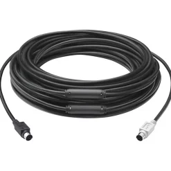 Logitech® Group Mini-DIN Data Transfer Cable, 49.21', Black