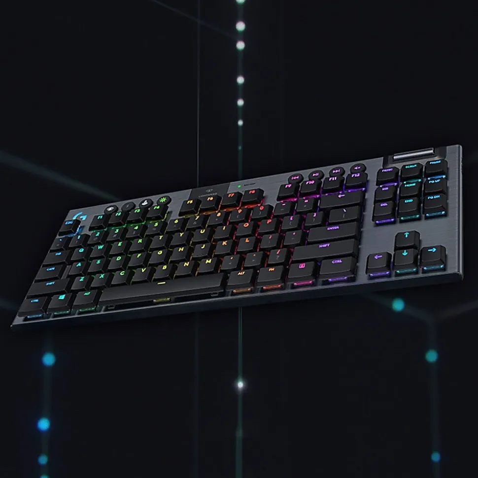 Logitech G915 TKL Tenkeyless Lightspeed Wireless RGB Mechanical Gaming Keyboard - Wireless Connectivity - 920009512