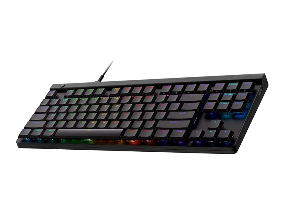 Logitech G515 TKL Wired Low Profile Gaming Keyboard, Fully Customizable RGB, Double-Shot PBT Keycaps, Tactile/Brown Switches