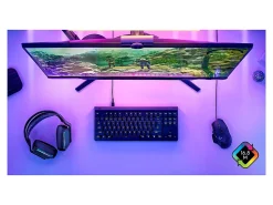 Logitech G515 TKL Wired Low Profile Gaming Keyboard, Fully Customizable RGB, Double-Shot PBT Keycaps, Tactile/Brown Switches