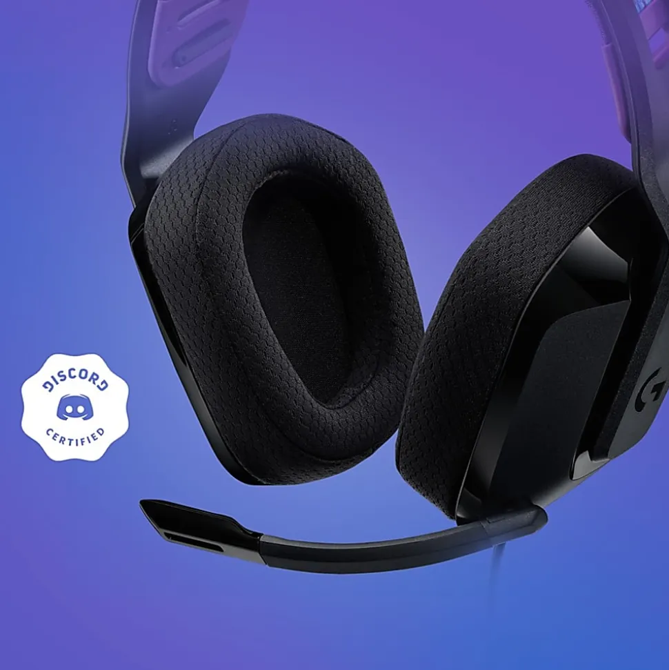 Logitech G335 Wired Gaming Headset - Stereo - Mini-phone (3.5mm) - Wired - 36 Ohm - 20 Hz - 20 kHz - O - 981000977