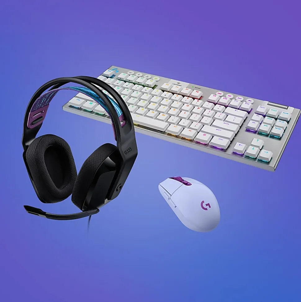 Logitech G335 Wired Gaming Headset - Stereo - Mini-phone (3.5mm) - Wired - 36 Ohm - 20 Hz - 20 kHz - O - 981000977