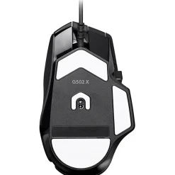 Logitech G502 X Wired Gaming Mouse - LIGHTFORCE Hybrid Optical-Mechanical Primary Switches, HERO 25K Gaming Sensor, Black