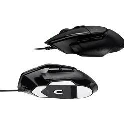 Logitech G502 X Wired Gaming Mouse - LIGHTFORCE Hybrid Optical-Mechanical Primary Switches, HERO 25K Gaming Sensor, Black