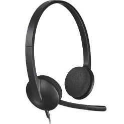 Logitech® H340 USB Headset, Black