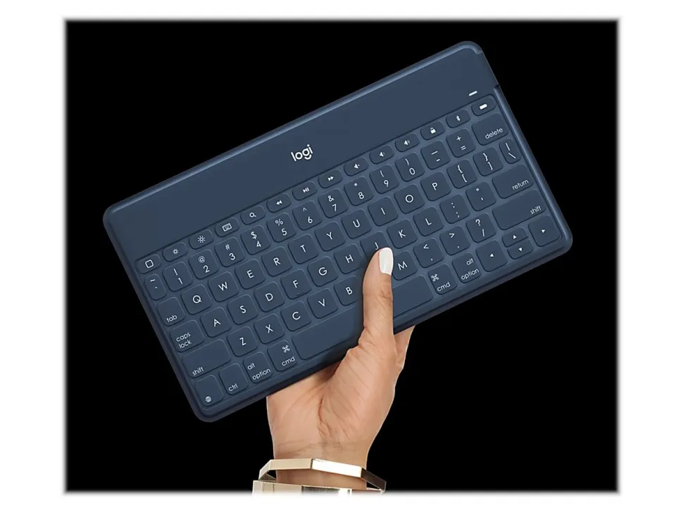 Logitech Keys-To-Go - Keyboard - wireless - Bluetooth - classic blue