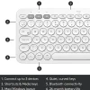 Logitech® K380 Multi-Device Bluetooth® Keyboard, Off White, 920-009600