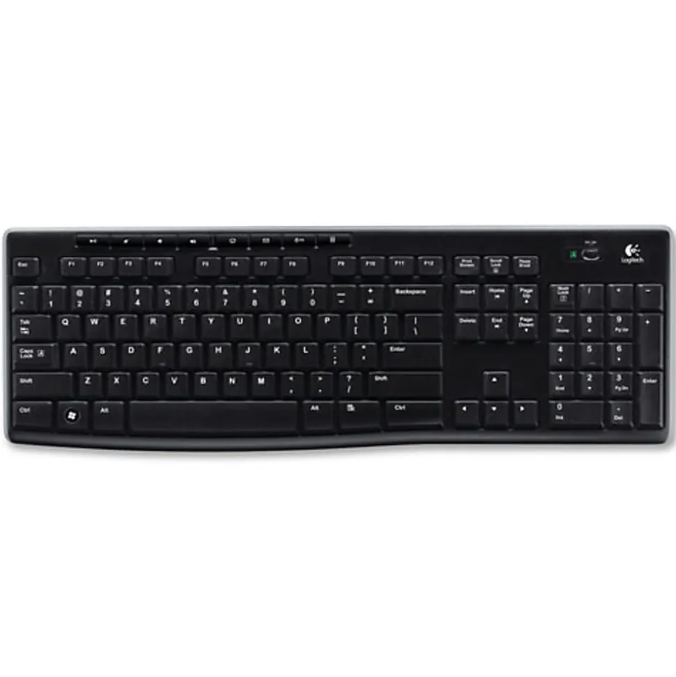 Logitech® K270 Wireless Keyboard, Black, 10459982