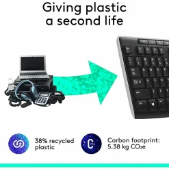 Logitech® K270 Wireless Keyboard, Black, 10459982