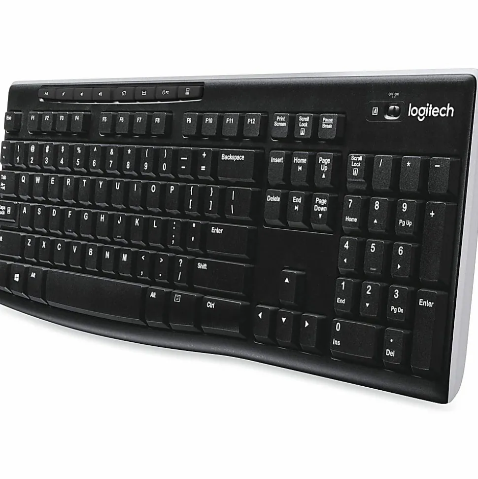 Logitech® K270 Wireless Keyboard, Black, 10459982