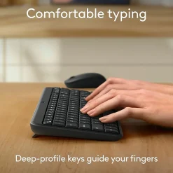 Logitech K250 Wireless Keyboard Graphit, 920013442