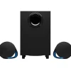 Logitech LIGHTSYNC G560 2.1 Bluetooth Speaker System - 240 W RMS - Black - 40 Hz to 18 kHz - DTS:X, 3D Surround Sound - USB - 1