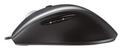 Logitech® M500 Corded Laser Mouse With Hyperscroll, black