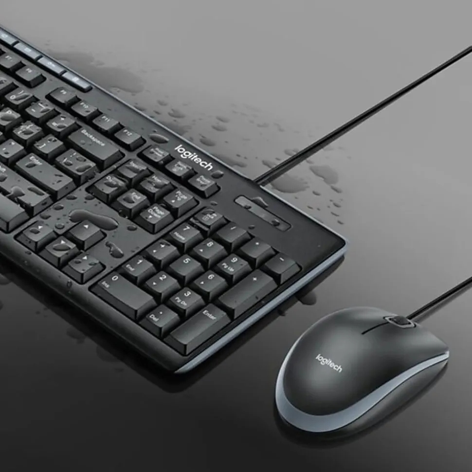 Logitech® Media Combo Keyboard and Mouse, MK200