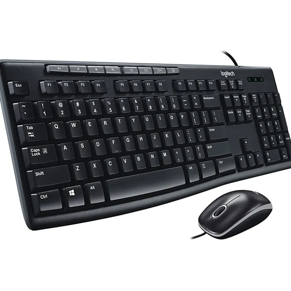 Logitech® Media Combo Keyboard and Mouse, MK200