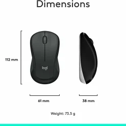 Logitech® MK540 Advanced Wireless Keyboard and Mouse Combo, Black