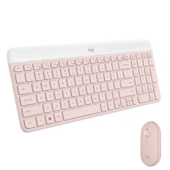 Logitech MK470 Keyboard & Mouse - USB Mechanical Wireless RF 2.40 GHz Keyboard - USB Wireless RF Mouse - 920011311