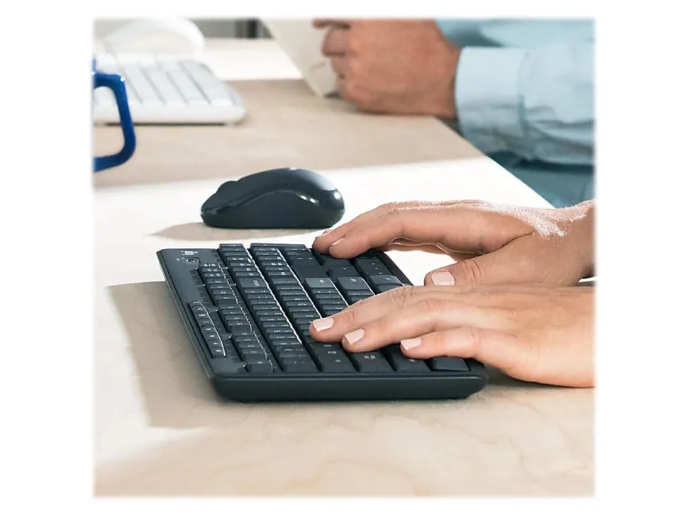 Logitech® MK295 Wireless Mouse & Keyboard Combo, Graphite