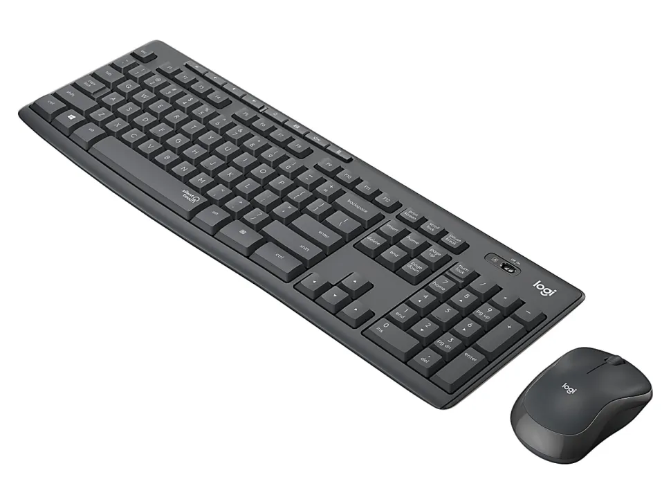 Logitech® MK295 Wireless Mouse & Keyboard Combo, Graphite