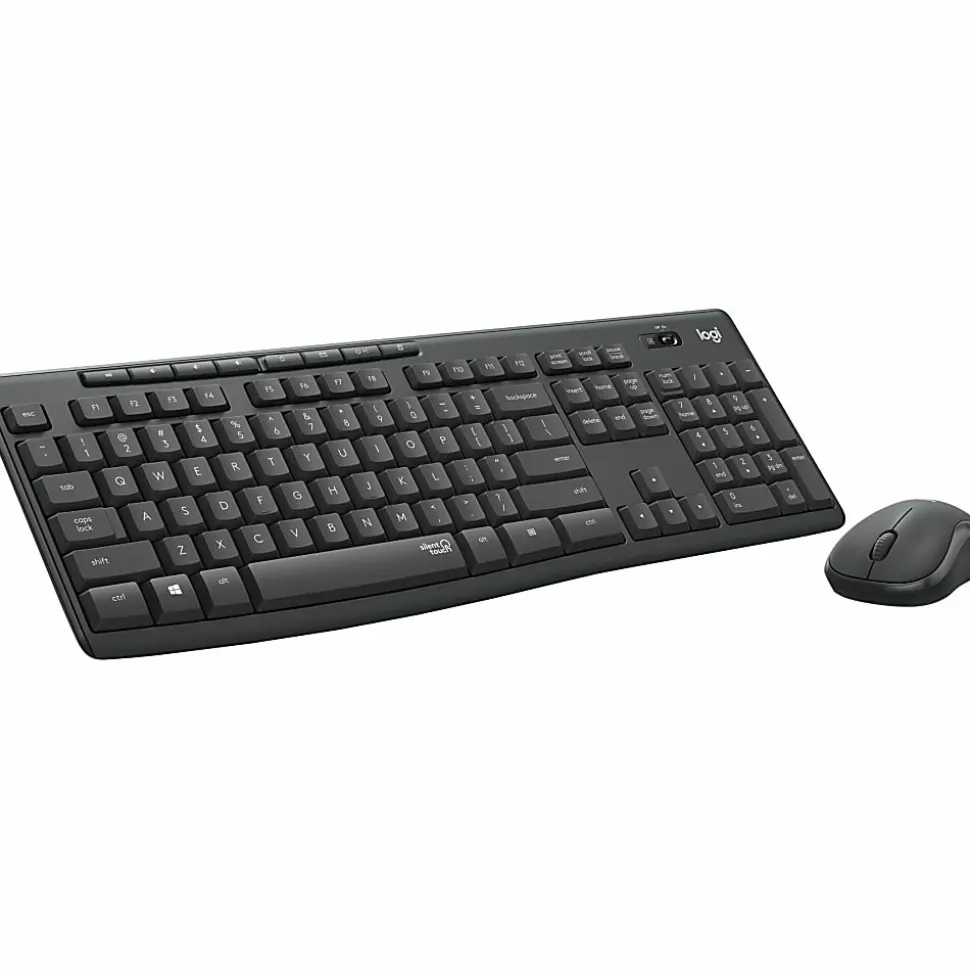 Logitech® MK295 Wireless Mouse & Keyboard Combo, Graphite