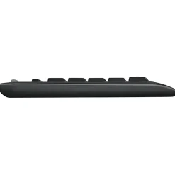 Logitech®MK320 Wireless Straight Full-Size Keyboard & Ambidextrous Optical Mouse, Black