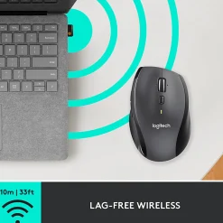 Logitech® M705 Marathon Wireless Mouse, Black
