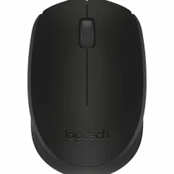 Logitech M170 Mouse - Optical - Wireless - Radio Frequency - Black - USB - Scroll Wheel - 2 Button(s) - Symmetrical