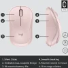 Logitech® M220 SILENT Wireless Mouse, Rose
